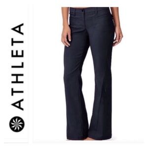 Athleta Dipper Women’s Bootcut Trousers Black Pants Size 10 Cargo